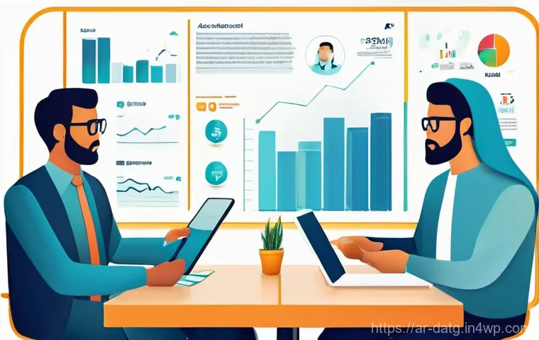비즈니스 성과를 높이는 데이터 분석 전략 - **Prompt 1: The Hidden Gold Mine of Data**
    A vibrant, high-definition image featuring a modern A...