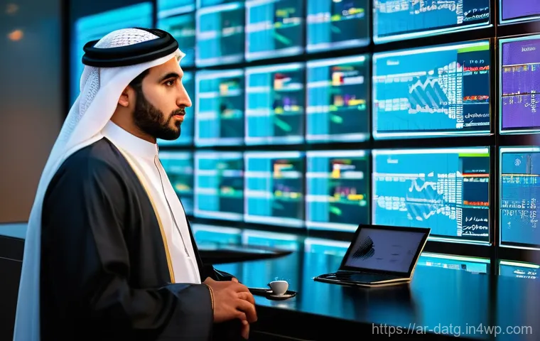 실시간 데이터 분석을 통한 의사결정 개선 - **Prompt:** A successful Arab e-commerce entrepreneur, a man in his late 30s, dressed in a modern, w...